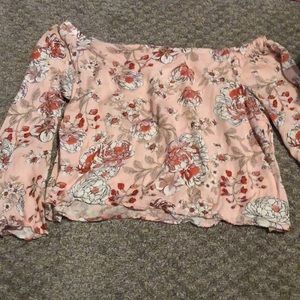 Off the shoulder blouse